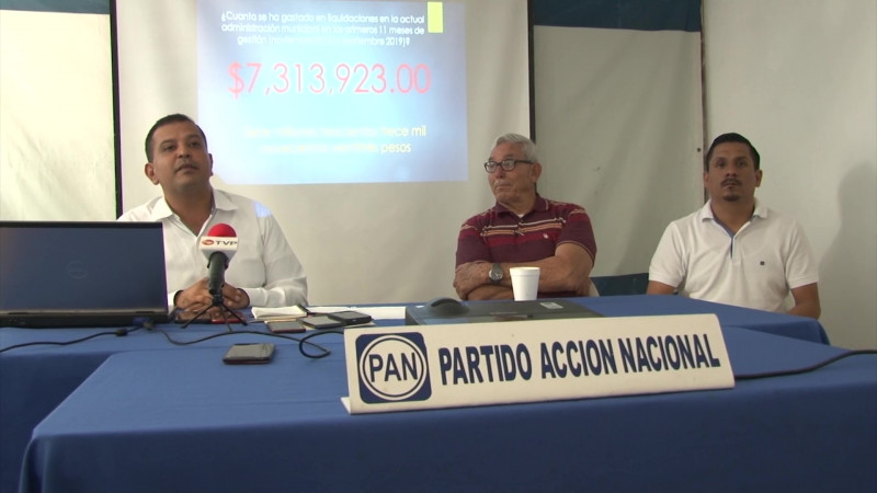 Paga Ayuntamiento más de 7 mdp por liquidaciones, denuncia el PAN