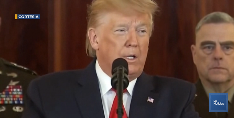 Tras los ataques a bases militares, Trump se inclina por la Paz
