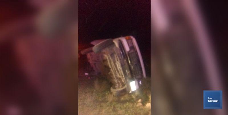Saldo de  19 lesionados volcadura de camioneta con jornaleros en Hermosillo