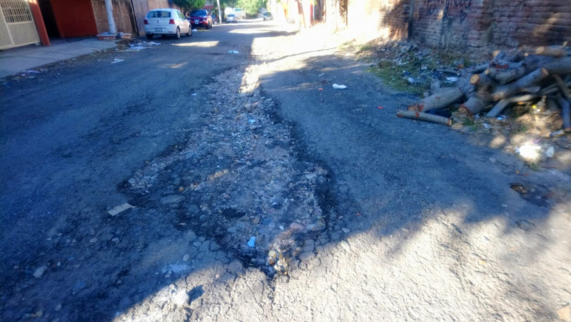 Destruida la calle Puerto de Altata