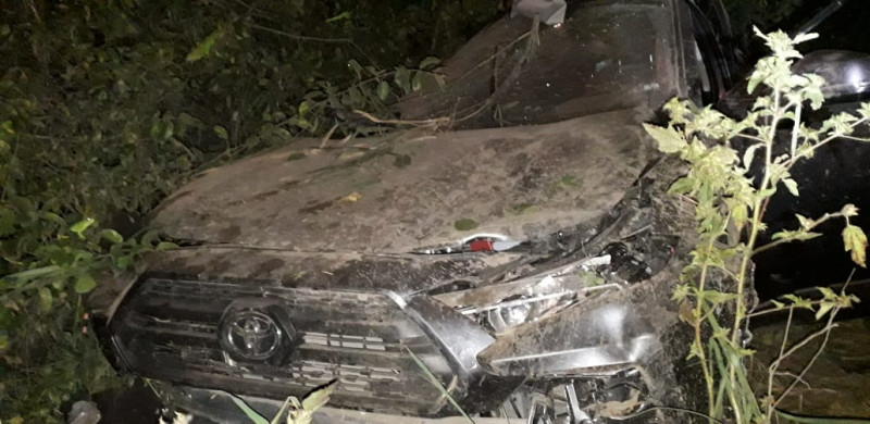 Muere mujer en volcadura sobre la carretera estatal Rosario-Agua Verde