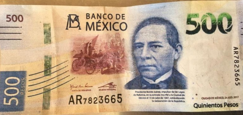 Circulan billetes falsos de $500.00 en Mazatlán