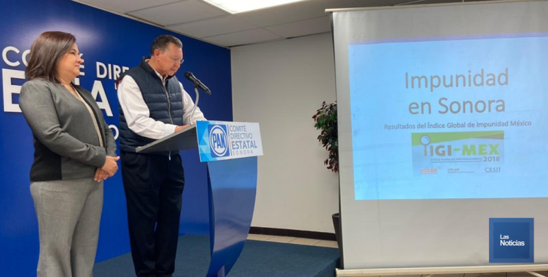 Más del 90% de los delitos en Sonora quedan impunes: PAN