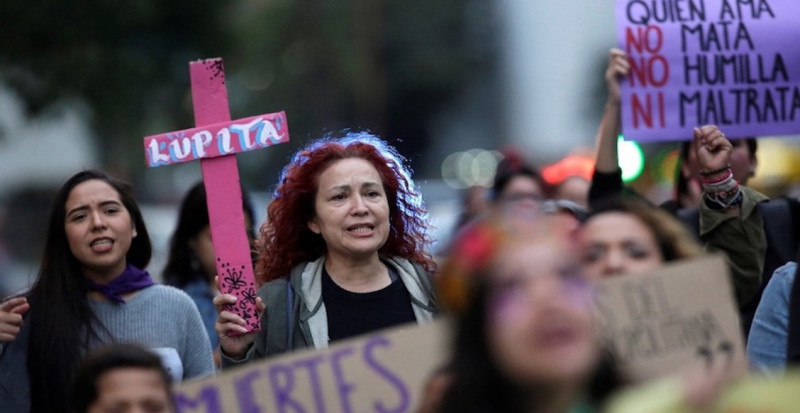 21 mujeres asesinadas en México durante el 8 y 9 de marzo