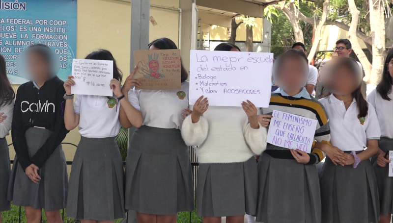 Alumnas de preparatoria "José Vasconcelos" denuncian ser víctimas de acoso