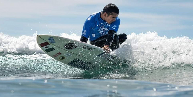 Martín Díaz obtiene 5to lugar en el Mundial de Surfing adaptado