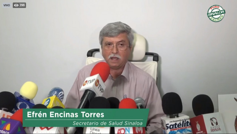 Etapa 3 de contingencia por coronavirus llegaría entre agosto y septiembre: Secretario de Salud de Sinaloa