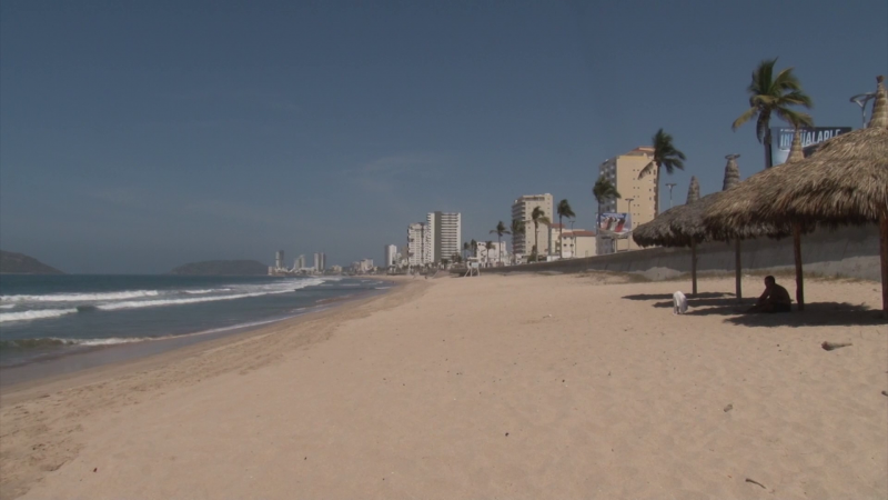 Playa y malecón desolados, la gente acató recomendaciones
