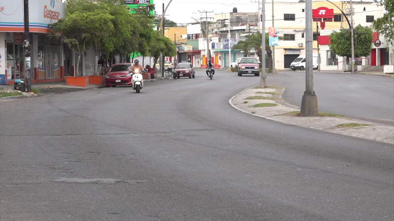 Avenidas y calles sin tráfico vehicular