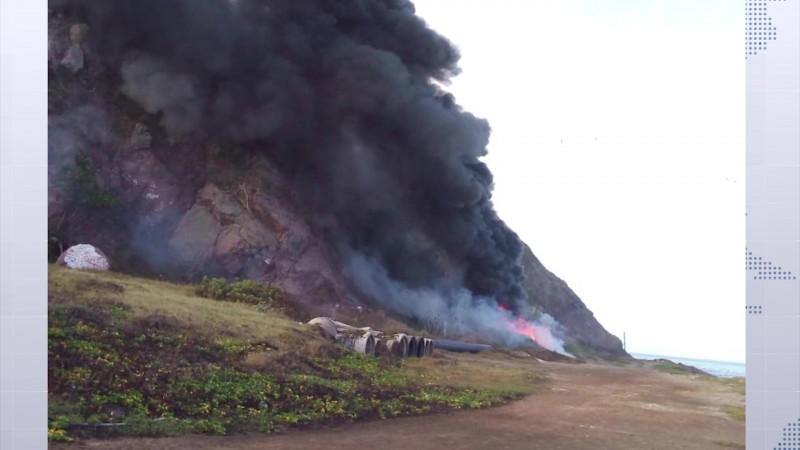 Se registra incendio al pie del Crestón, fue controlado casi de inmediato