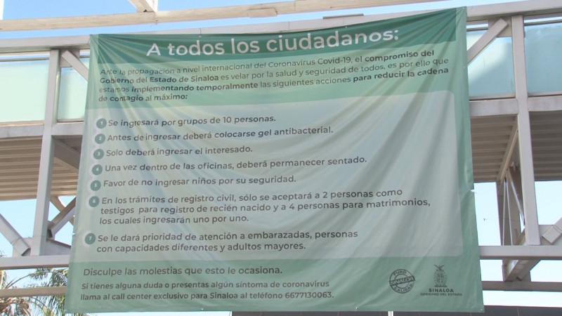 Emiten disposiciones dependencias de la USE para el público que acude a realizar trámites