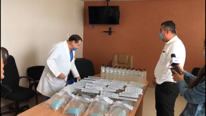 UTESC entrega equipo médico de protección al hospital general