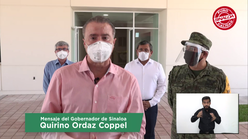 Sinaloenses deben tomar con seriedad la pandemia COVID-19: Gobernador