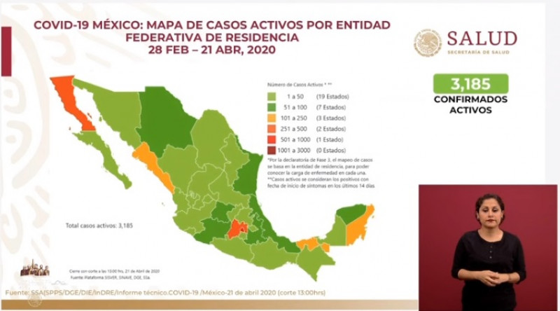 Ahora puedes chatear con "Susana Distancia" por WhatsApp: aumentan 729 infecciones confirmadas y 145 defunciones por Covid-19 de ayer a hoy.