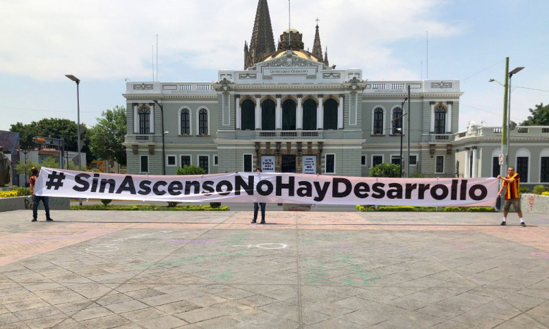 #SinAscensoNoHayDesarrolllo, el mensaje de UdeG