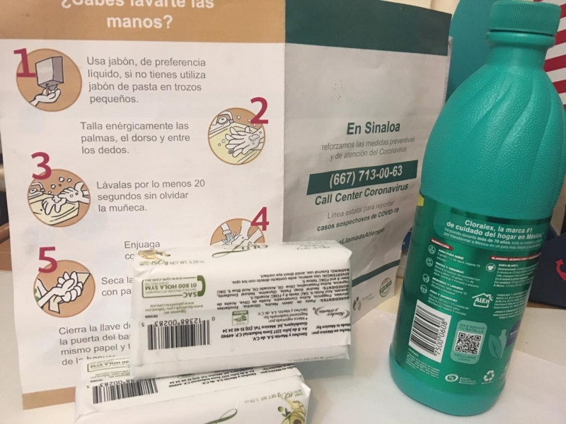 Entrega SEDESO kits de higiene ante pandemia por COVID-19