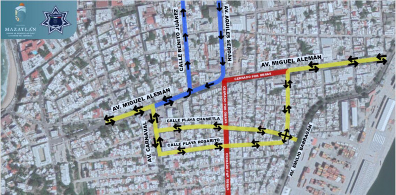 Tránsito anuncia cierre de calles en Av. Alemán