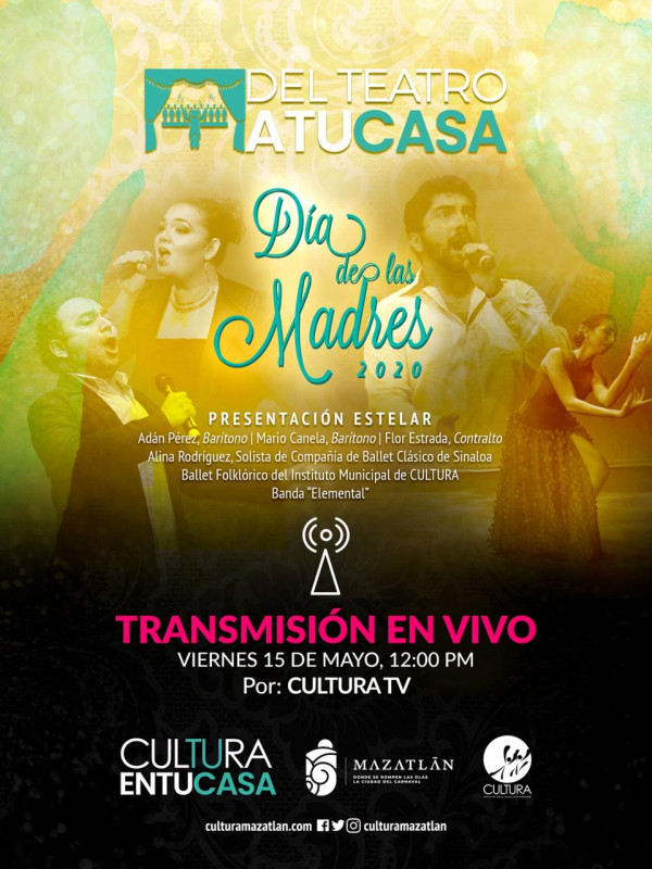 Se retransmitirá concierto de Día de las Madres