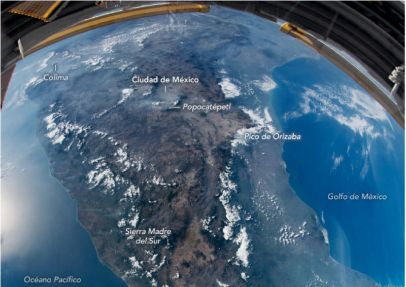 Mira de cerca esta foto que hizo la NASA de México desde el espacio. ¡Los detalles te dejarán asombrado!