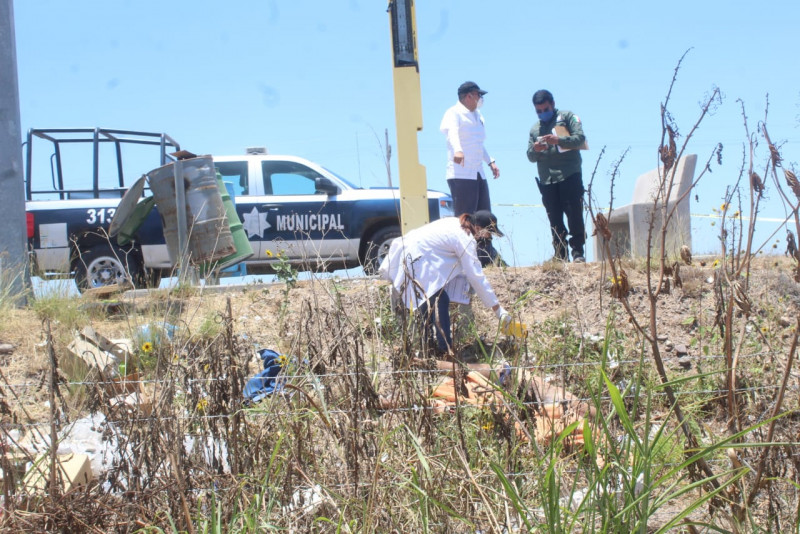 Encuentran a la orilla de la carretera un cadáver
