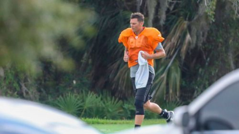 Tom Brady es captado entrenando con Tampa Bay