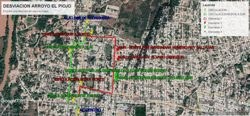 Cierran vialidad por reparación de tubos de aguas pluviales