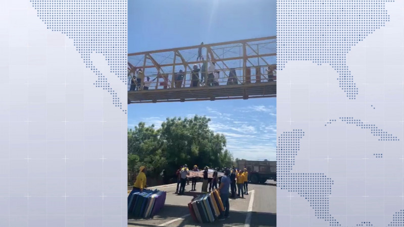 Mujer amenazó con lanzarse de un puente en Guasave