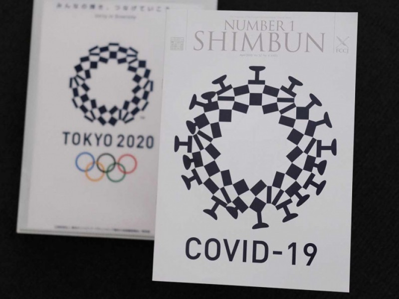Satirizan el logo de los Juegos Olímpicos como el Covid-19 y lo retiran por considerarlo ofensivo