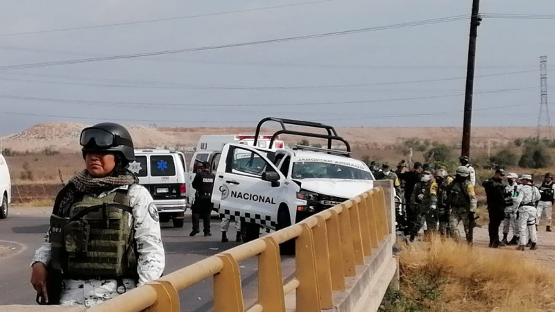 Choca vehículo de la Guardia Nacional, cinco elementos resultan lesionados