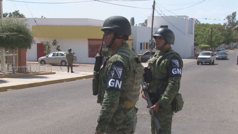 Guardia Nacional frustró traslado de armas de grueso calibre