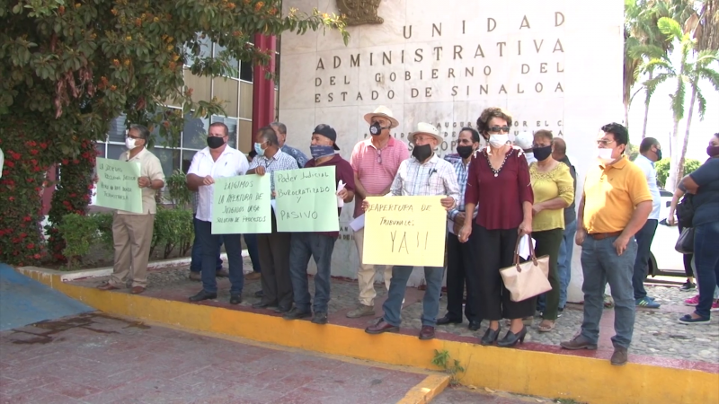 Protestan abogados de Mazatlán