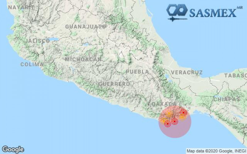 Fuerte sismo de 7.5 grados sacude el centro y sur de México
