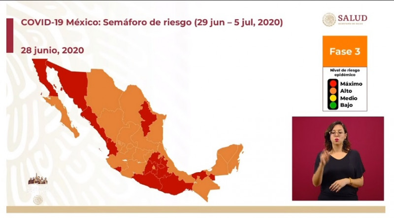 Estas cifras hay a 4 meses del inicio de la epidemia de Covid-19 en México