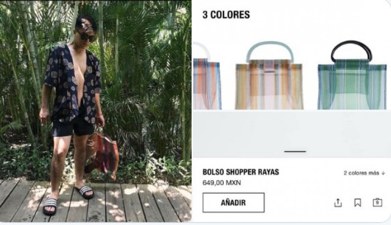 ¿Apropiación cultural? Zara vende bolsas "del mercado" en 649 pesos