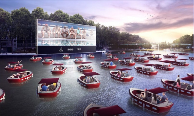 París se lucirá con un romántico cine flotante entre julio y septiembre