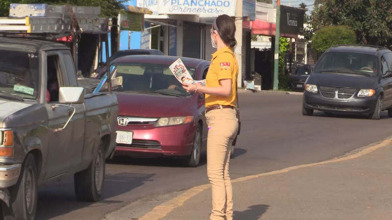 PC entrega trípticos con medidas sanitarias por COVID