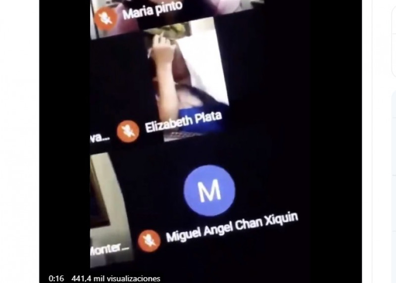 Video: Elizabeth olvida apagar su cámara y se va a tener intimidad con su pareja en plena clase online