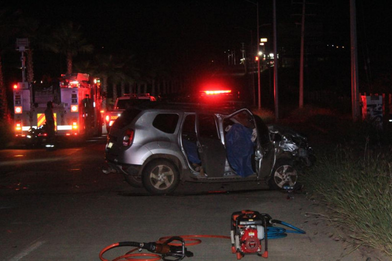 Accidente de tránsito deja dos personas fallecidas y dos heridas en carretera Culiacán-Imala