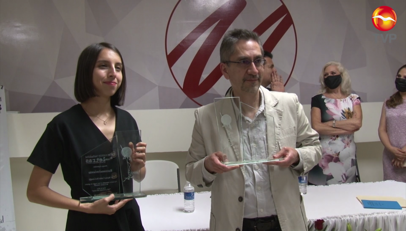 Reciben premio ganadores de la XVII edición del Premio Binacional Valladolid a las letras