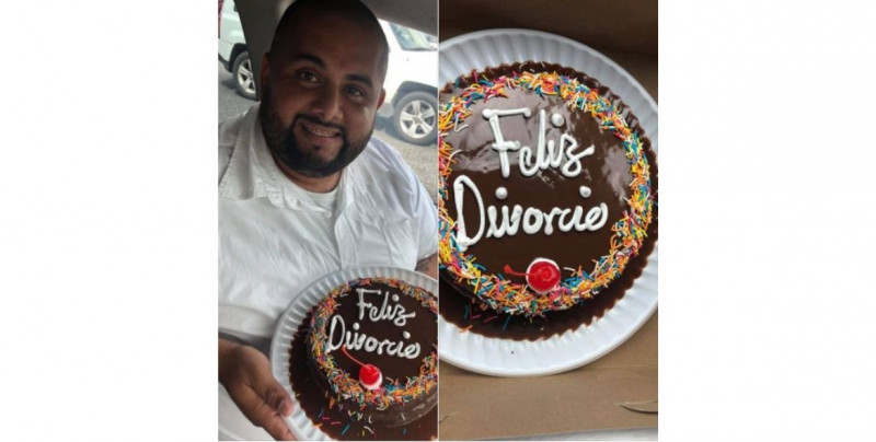 ¡Paquete completo! Este abogado te divorcia y luego te regala un pastel para celebrarlo