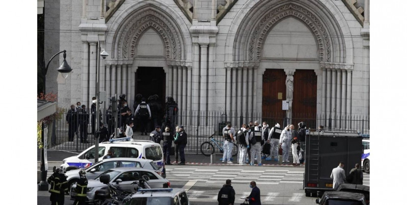 Tres muertos en un doble atentado terrorista en Francia