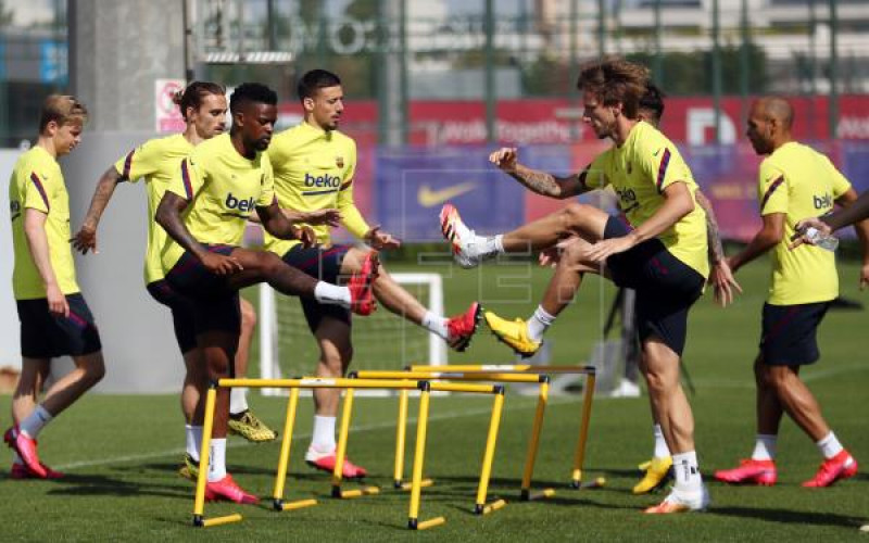 Barcelona inicia nueva semana de entrenamientos
