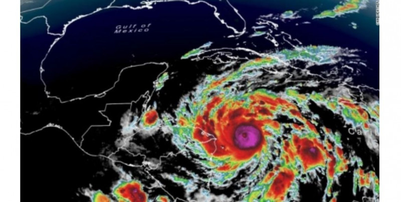 Huracán "Eta" llega en categoría 4 a Nicaragua con "vientos catastróficos"