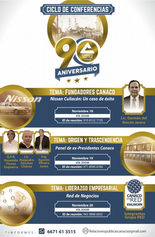 CANACO celebra su 90 aniversario y presenta su plataforma de compras en línea