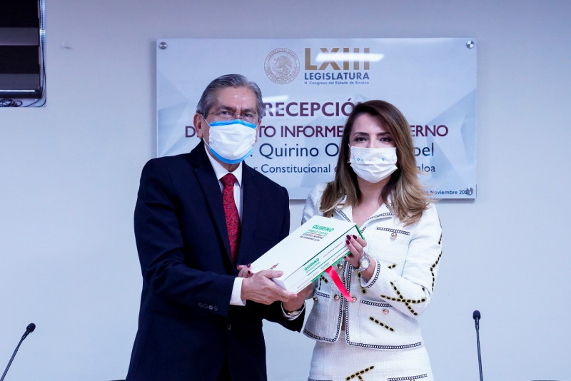 Envía el Gobernador Quirino el 4to Informe
