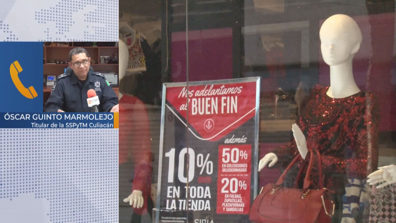 Durante "Buen Fin" detienen a 4 presuntos asaltantes y una personas armada