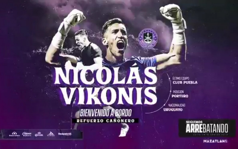 Es oficial Mazatlán F.C. anuncia la llegada de Nicolás Vikonis
