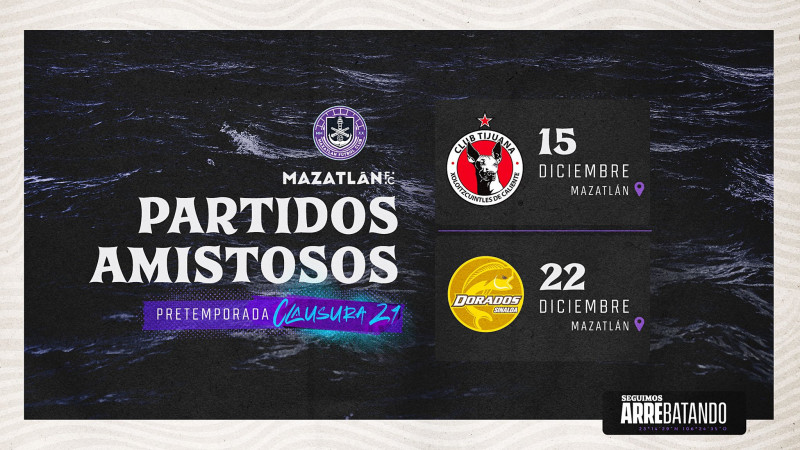 Mazatlán F.C. disputara hoy su primer juego de pretemporada