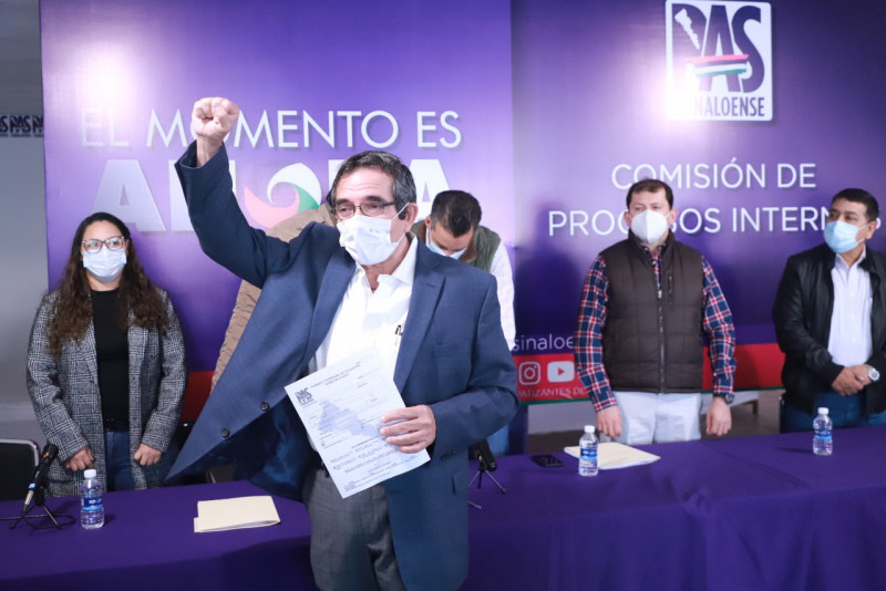 Se registra "Cuén" como candidato a la gubernatura por el PAS