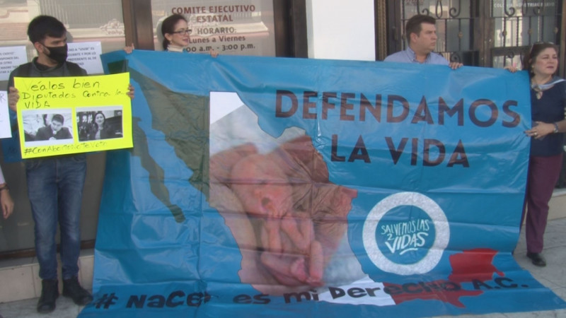 Grupos pro vida, rechazan iniciativa para despenalización del aborto en Sinaloa